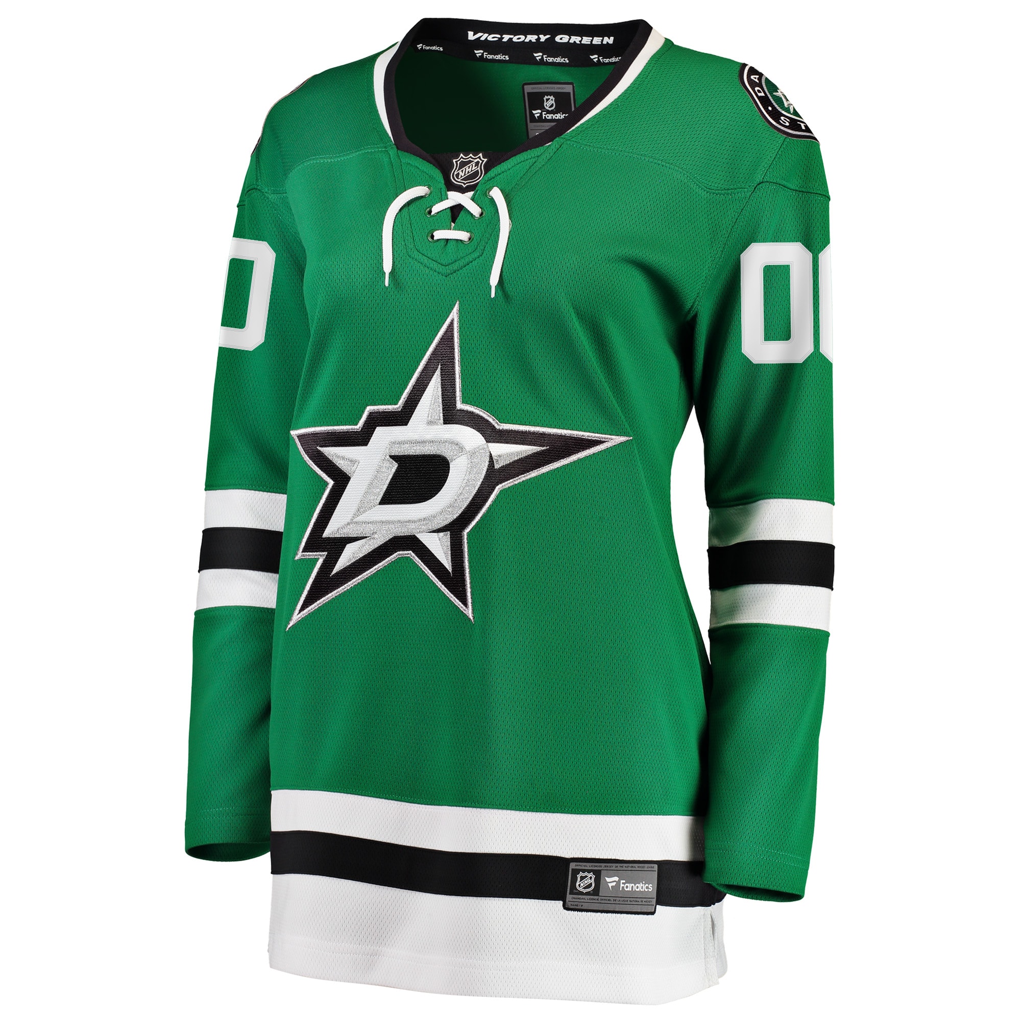 Dallas Stars Fanatics Women’s Home Breakaway Custom Jersey – Green