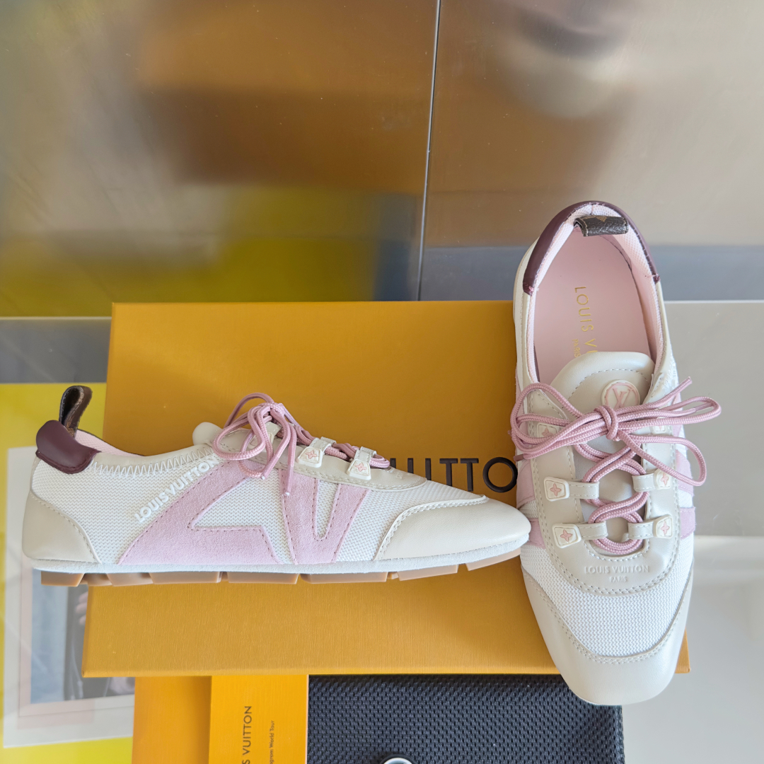 Louis Vuitton 1AHOTJ LV Sneakerina Taupe Brown