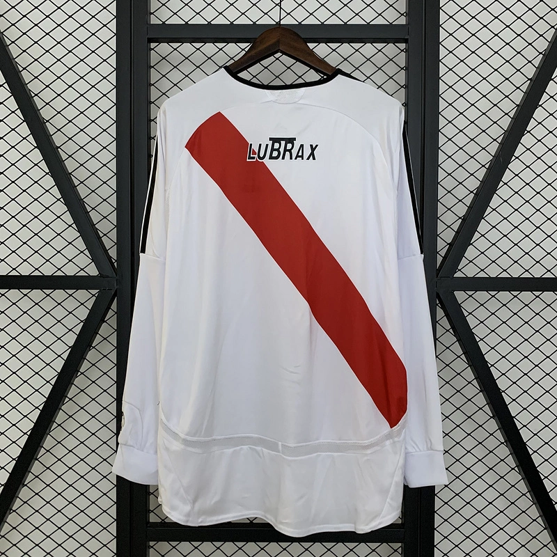 Retro 2006-07 River Plate Home Long Sleeve Football jersey Retro