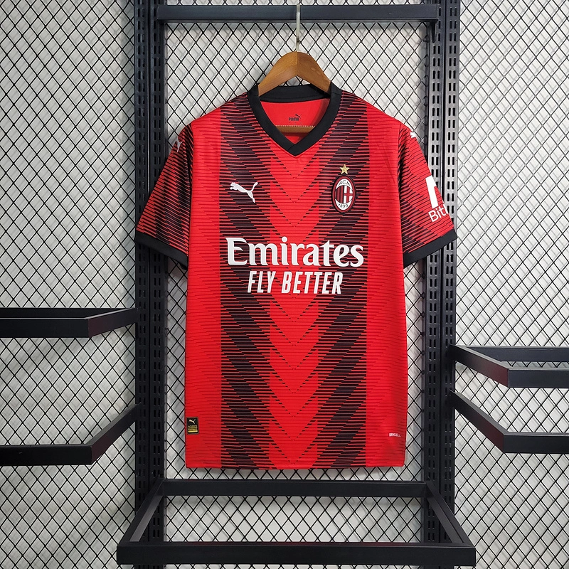 2023-24 AC Milan Home Football Jersey