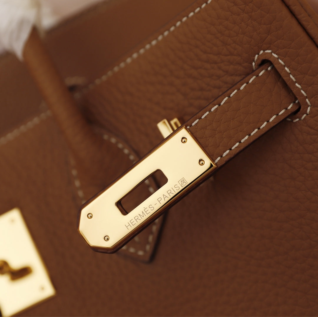Hermes Birkin Bag 35 Brown Togo Gold Hardware
