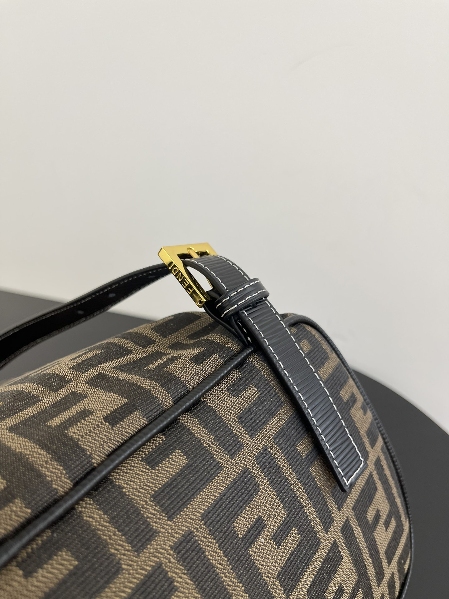 Fendi Zucca Brown Canvas Backpack 38cm