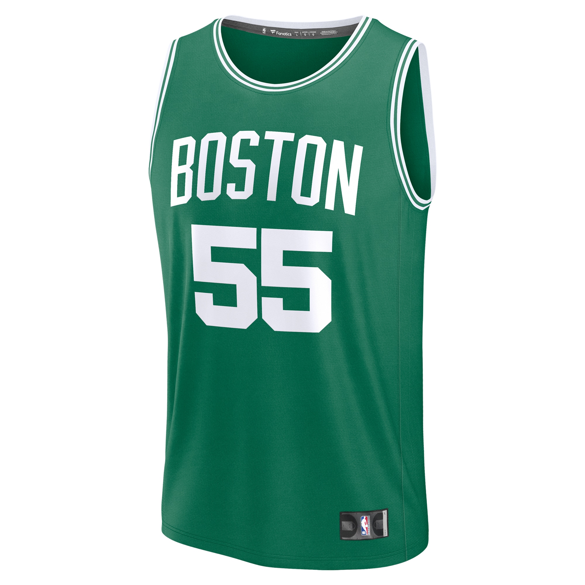 Youth Boston Celtics Baylor Scheierman Fanatics Kelly Green 2024 NBA Draft Fast Break Jersey - Icon Edition