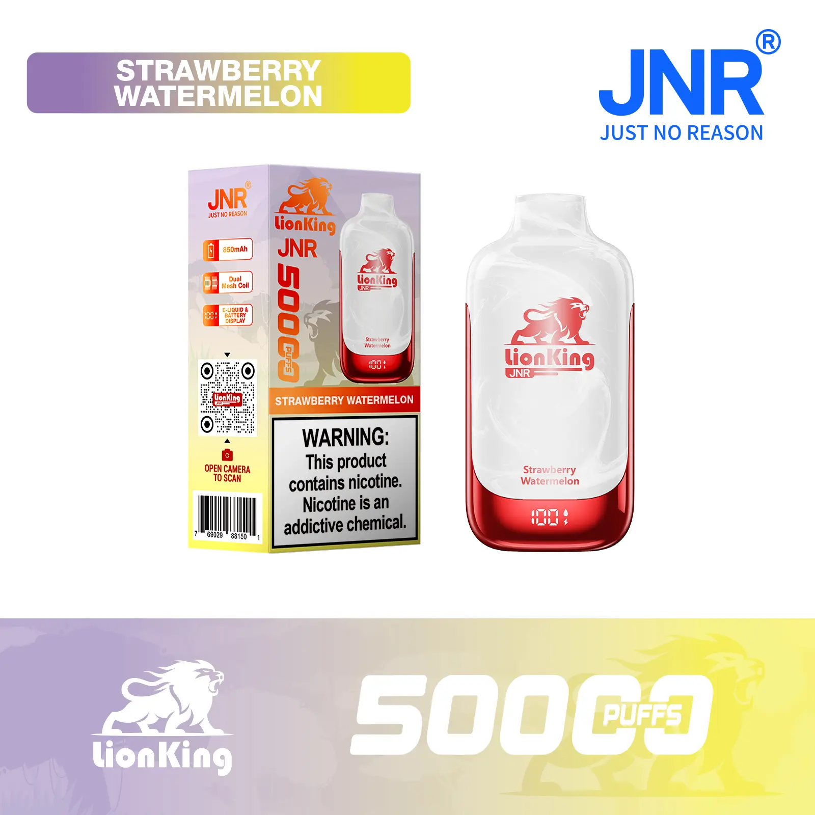 JNR Lion King 50000 Puff Disposable Vape