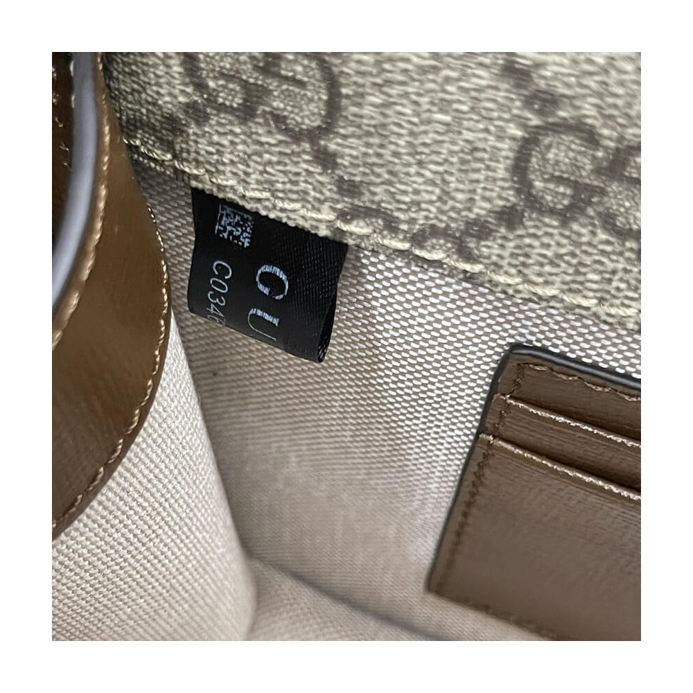 Gucci Mini Shoulder Bag with Interlocking G in GG Supreme