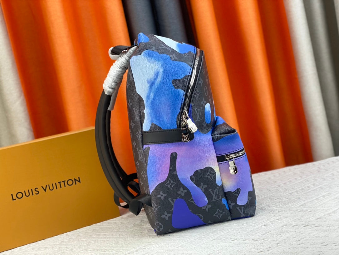 Louis Vuitton Discovery Backpack Green And Black 40Cm M21429