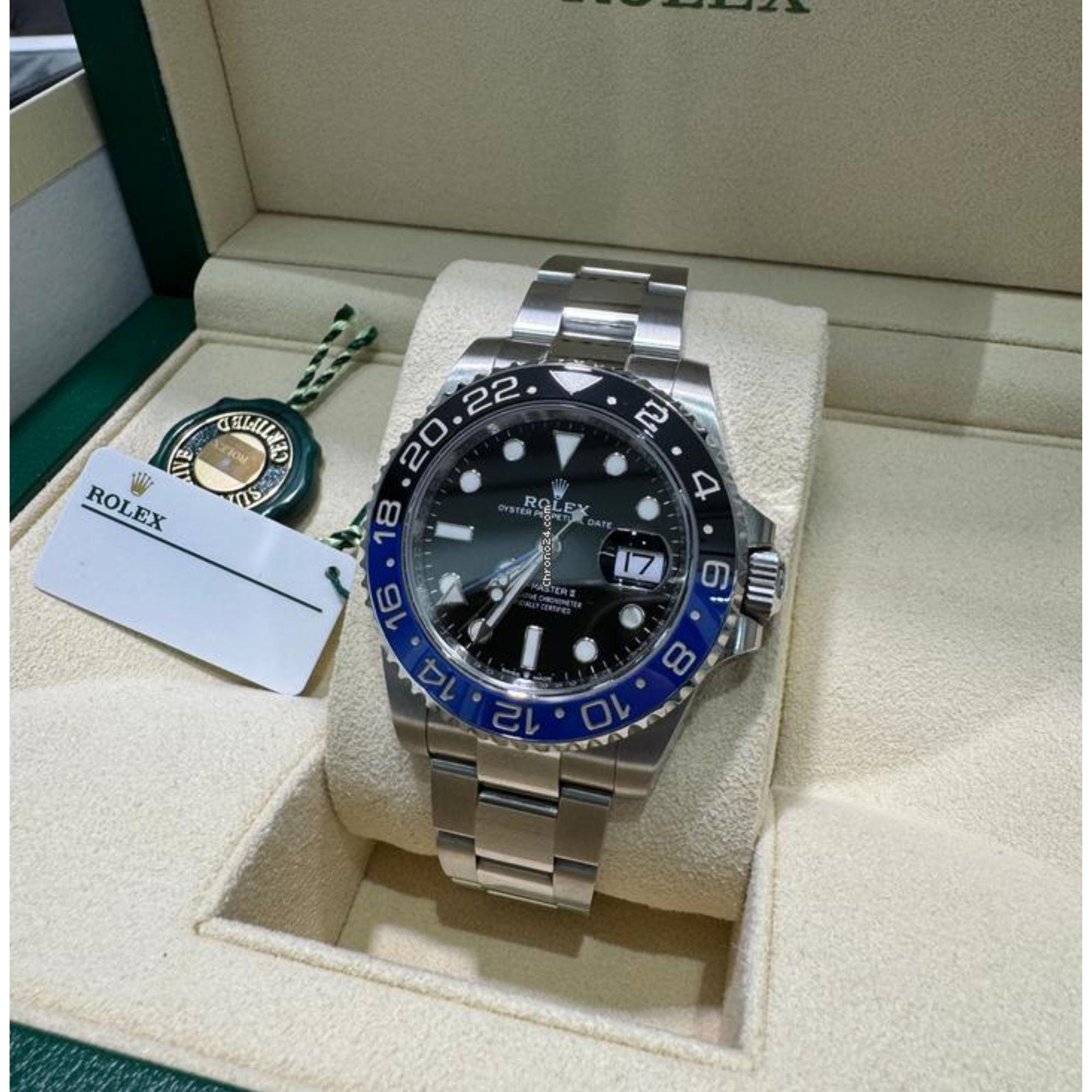 [SUPER CLONE] Rolex GMT-Master II Dial 126710BLNR “Batgirl” 40mm Blue And Black Jubilee