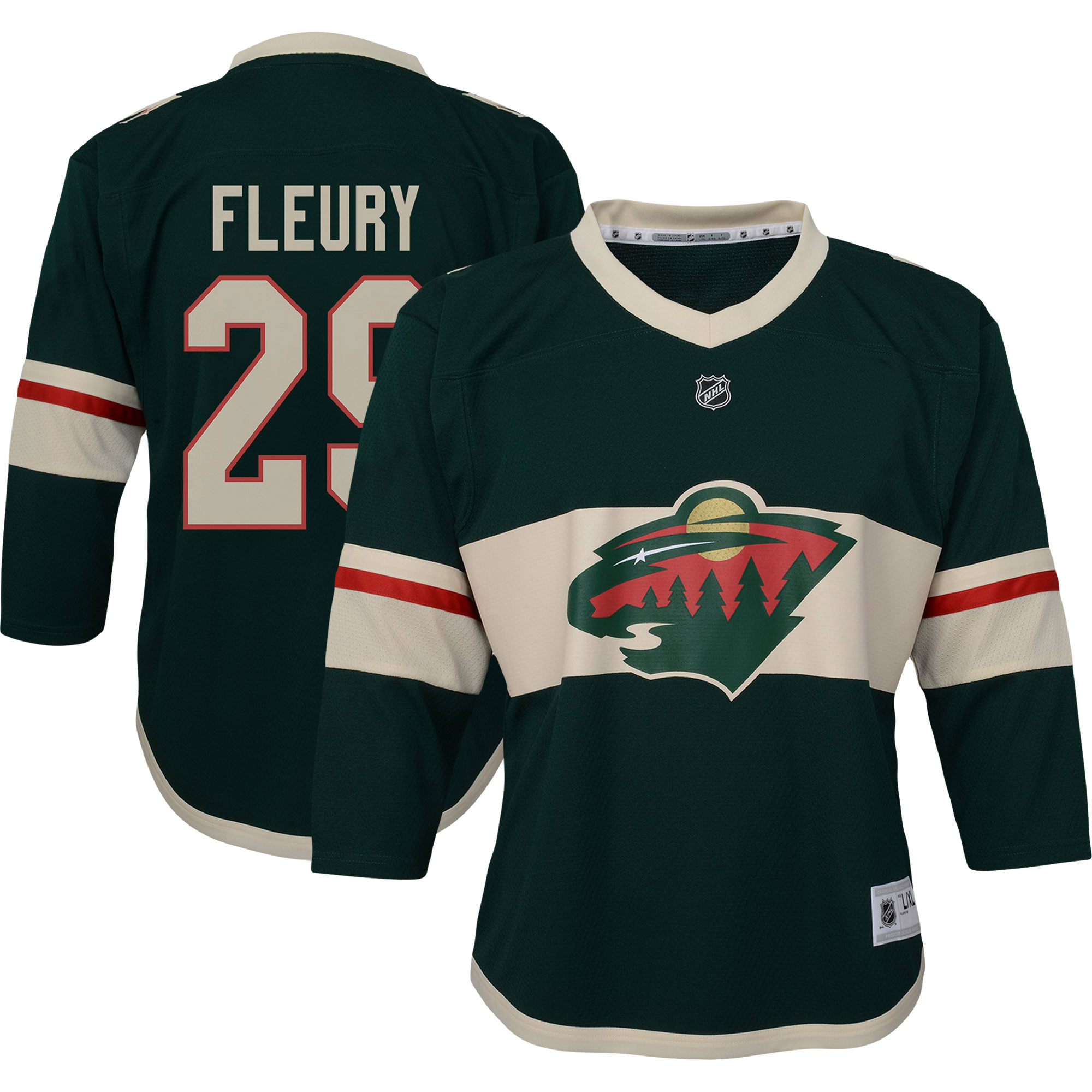 Marc-Andre Fleury Minnesota Wild Toddler Home Replica Player Jersey – Green