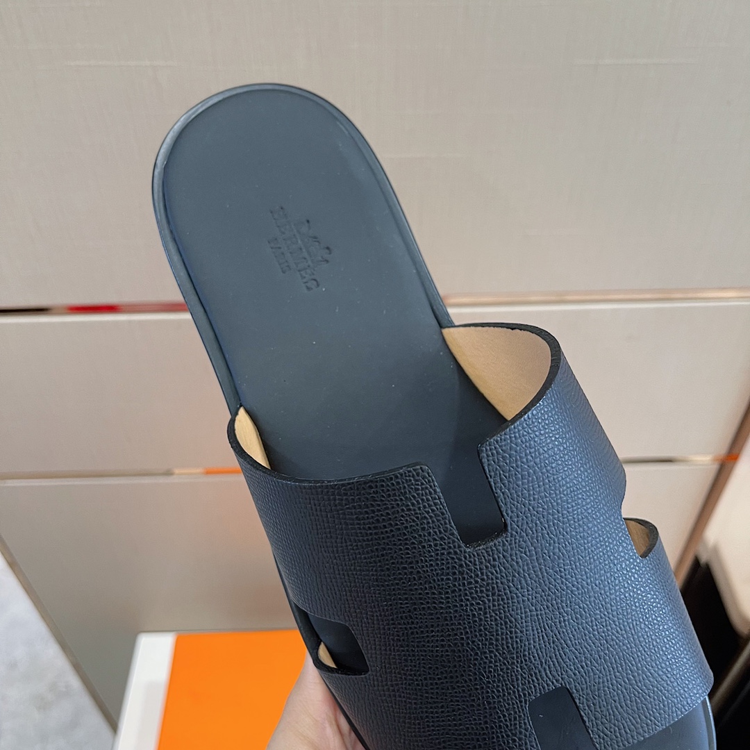 HERMES IZMIR SANDAL BLACK
