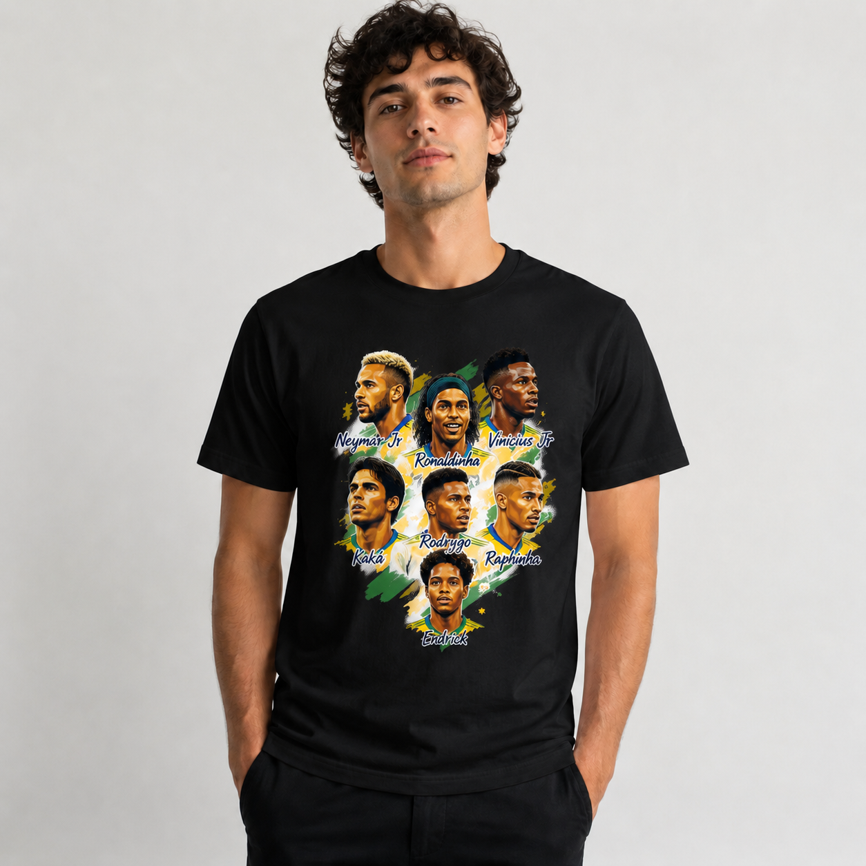 Brazilian Player Pure Cotton T-Shirt – Limited-Time Offer