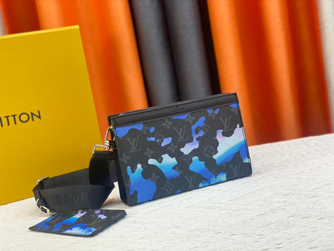 Louis Vuitton Gaston Wearable Wallet Sunrise Monogram Eclipse 22Cm M81753