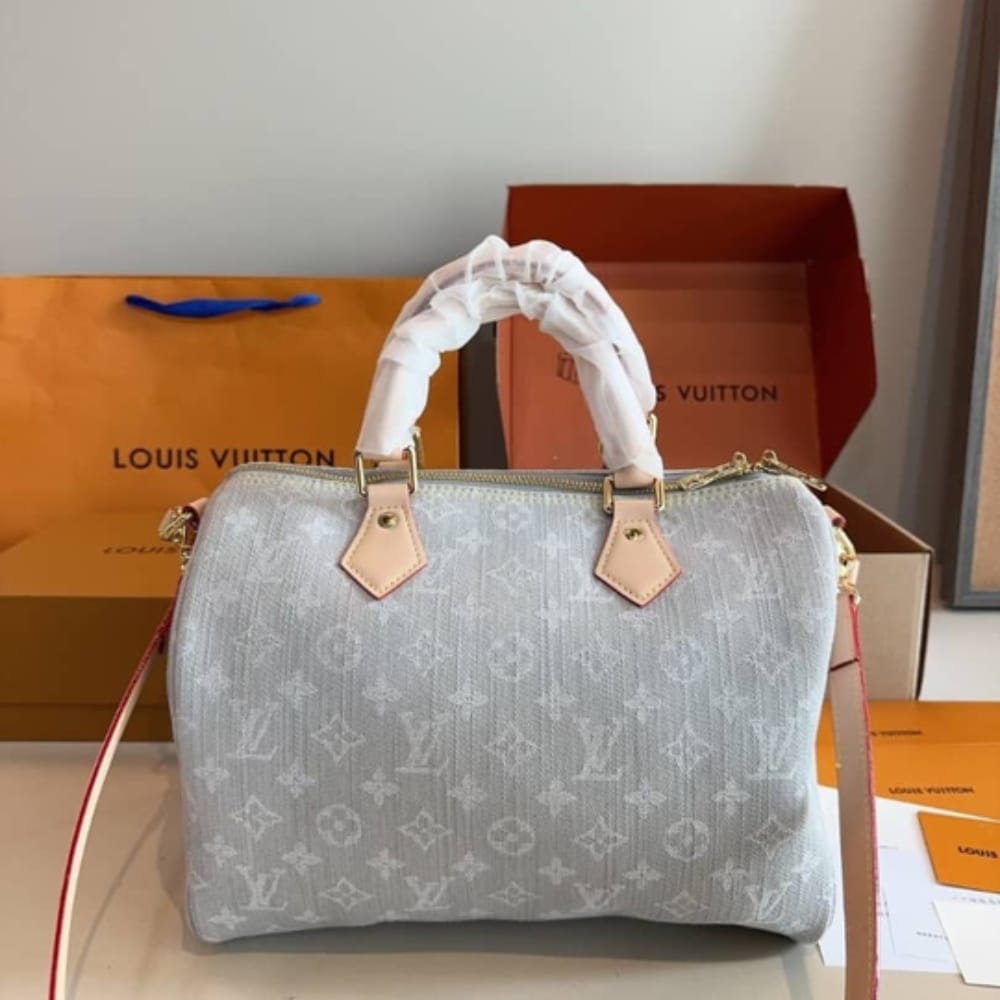 Louis Vuitton Speedy Soft 30 Washed Gray 30Cm M13344