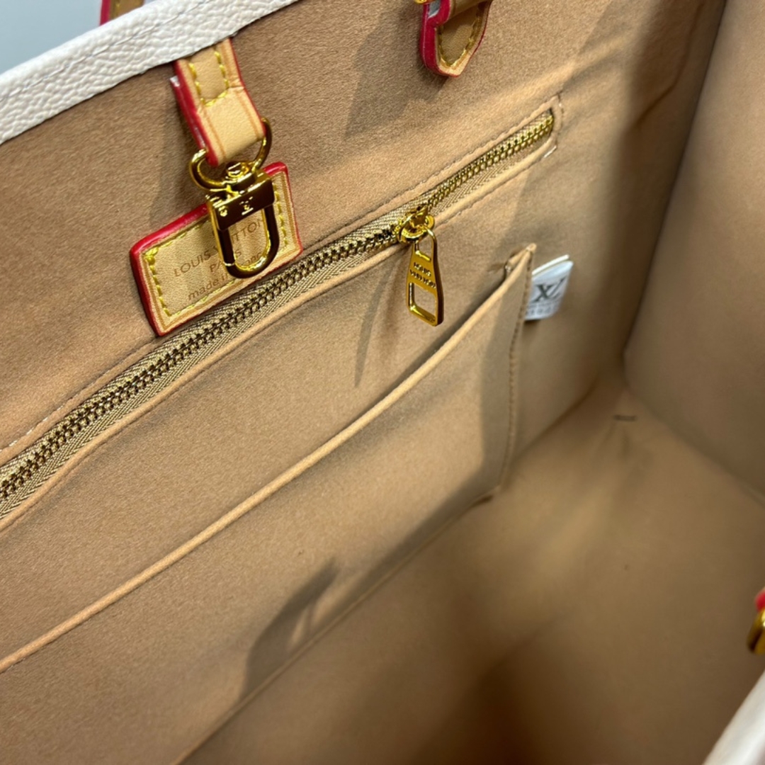 Louis Vuitton OnTheGo MM Tote Bag ‘Monogram Dune’ 35Cm M46912