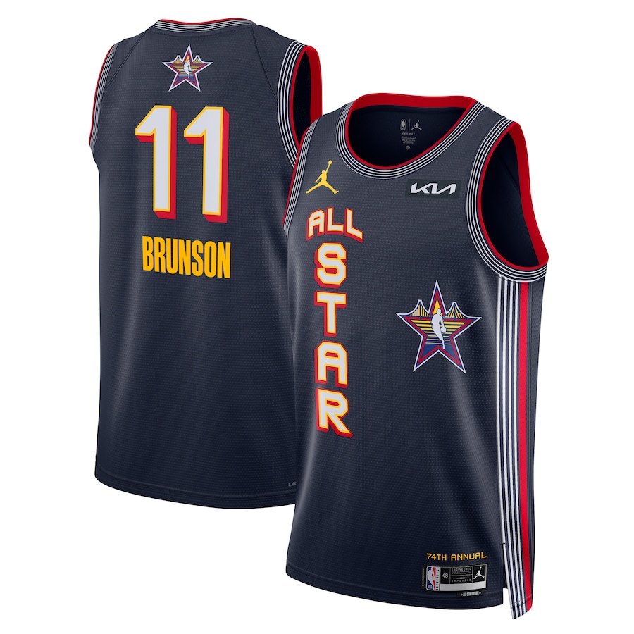 Unisex Jalen Brunson Navy 2025 NBA All-Star Game Swingman Jersey