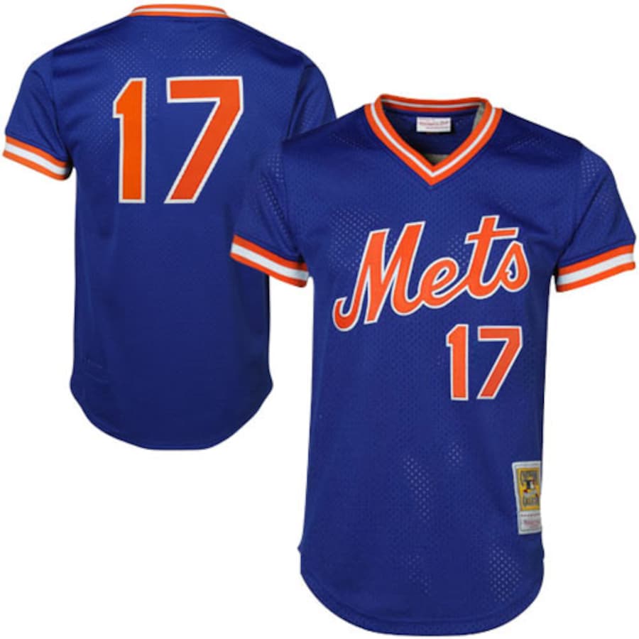 Keith Hernandez New York Mets Mitchell&Ness Cooperstown Mesh Batting Practice Jersey Royal