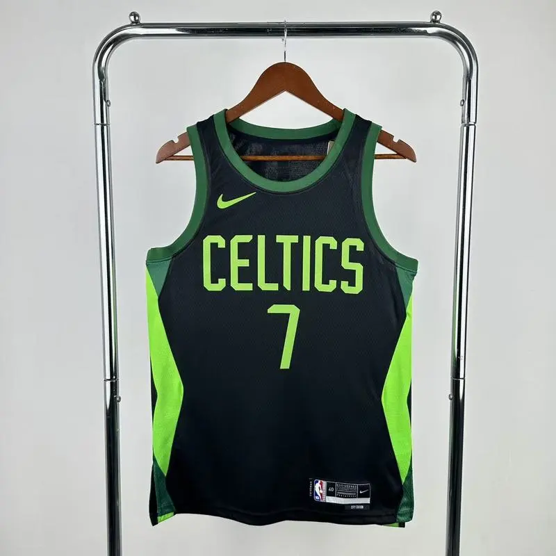 2025 NBA Boston Celtics 7 BROWN Basketball Jersey