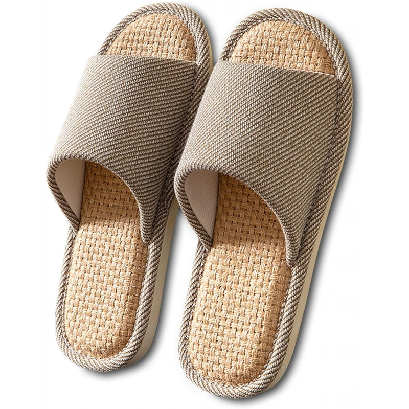 Women And Men House Fabric Slippers