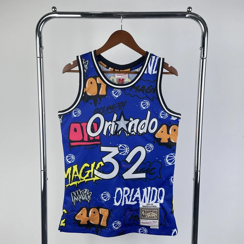 1994-95 NBA Orlando Magic 32 O'NEAL Basketball Jersey