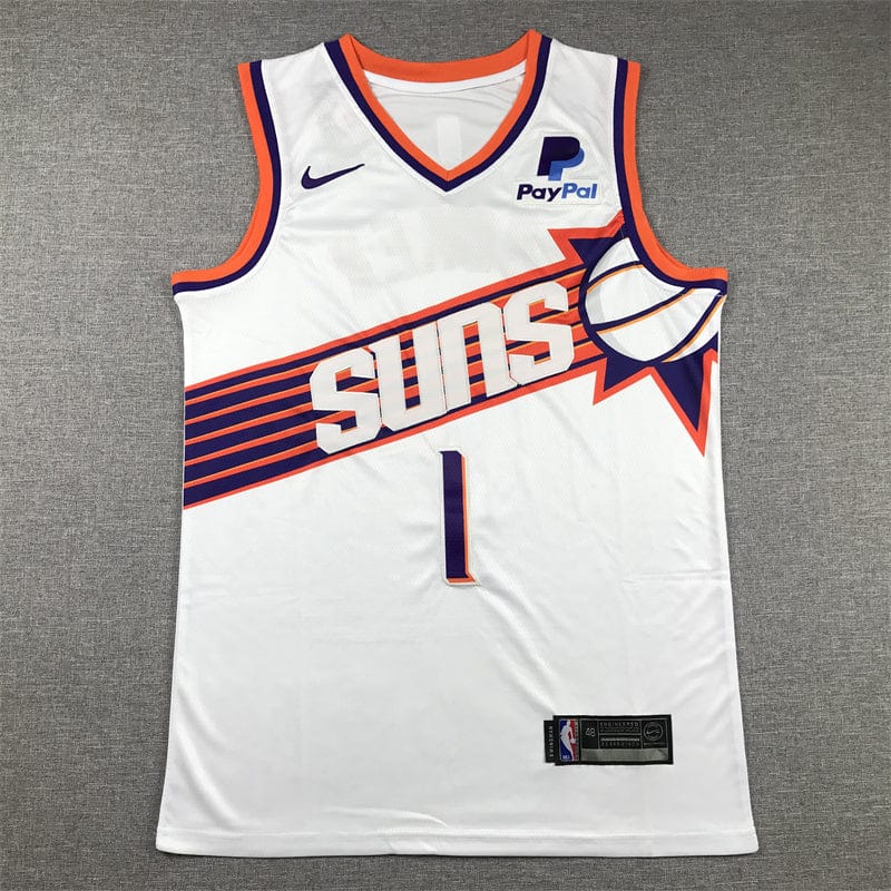 Men's Jersey 2024 Season Suns #1 White BOOKER