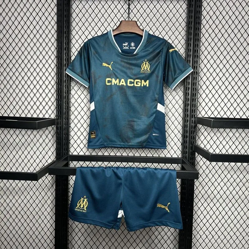 2024-25 Marseille Away KIDS Maillot OM Football jersey