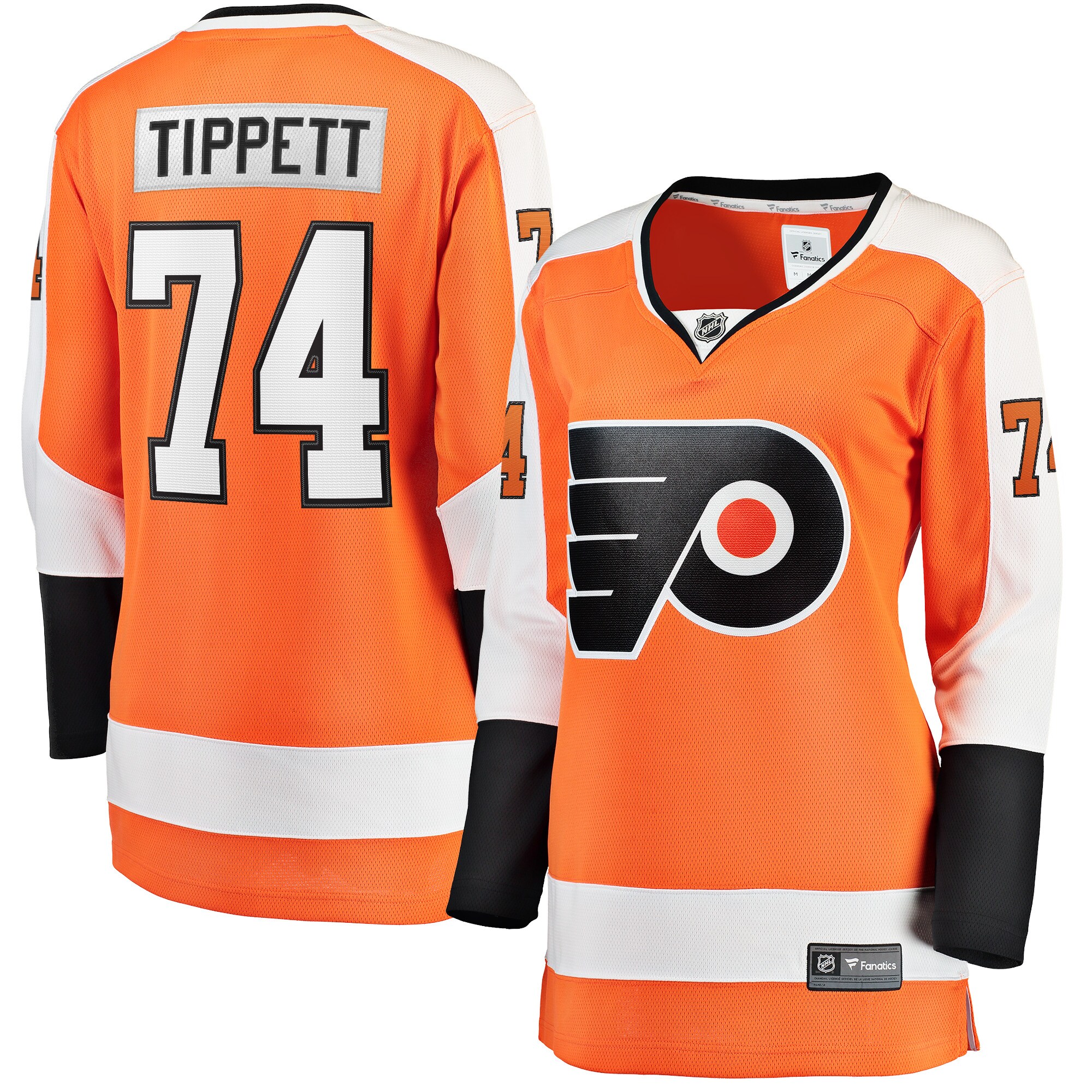 Owen Tippett Philadelphia Flyers Fanatics Women’s Home Breakaway Player Jersey – Orange