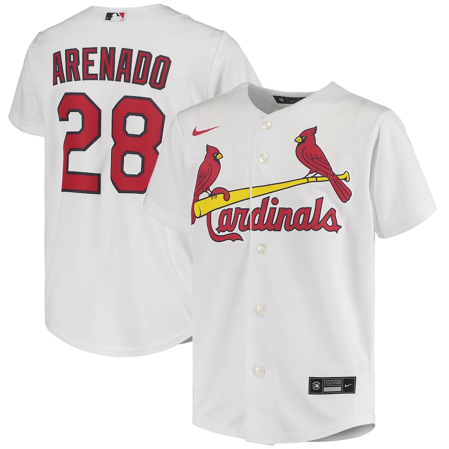 Nolan Arenado St. Louis Cardinals Youth Alternate Player Jersey White