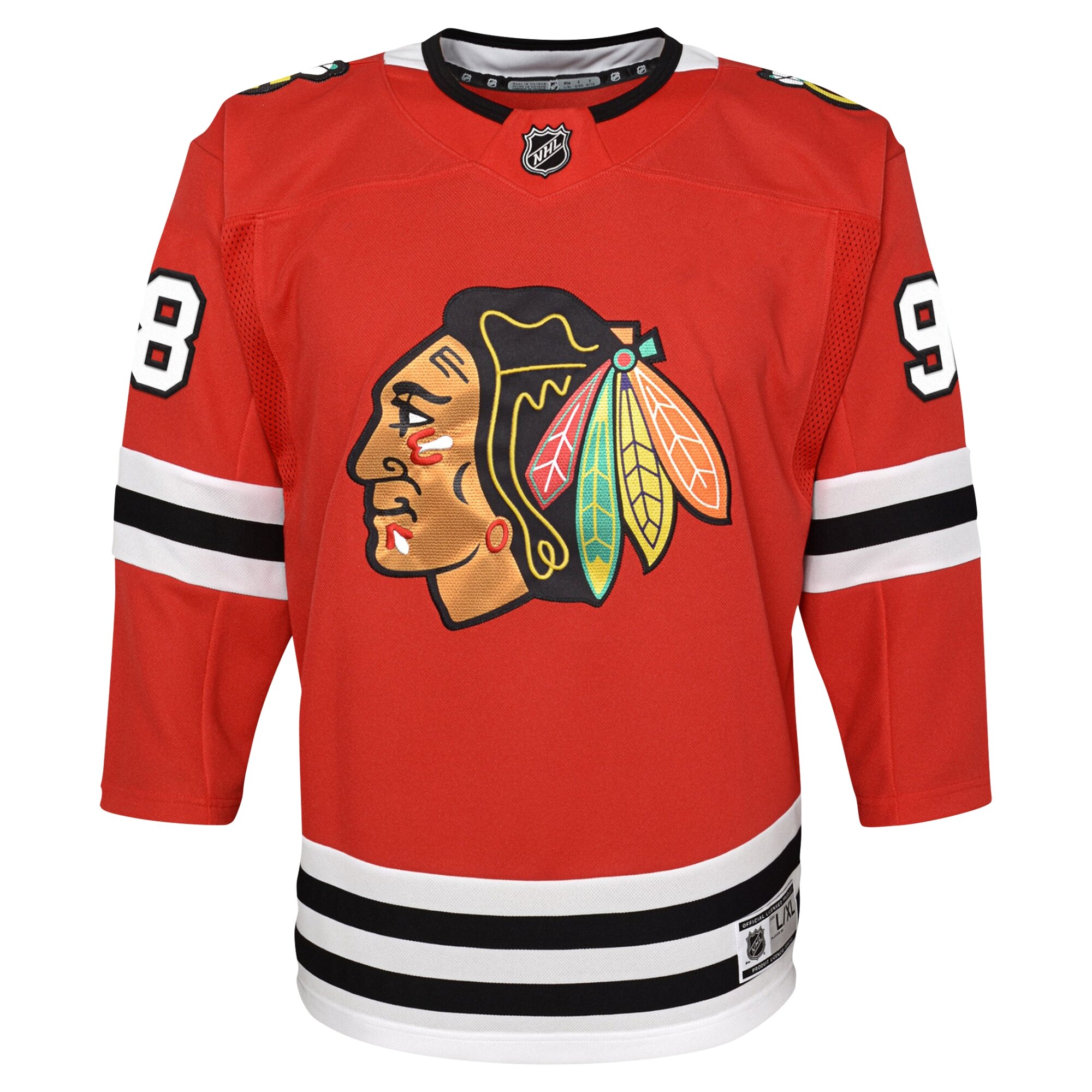Connor Bedard Chicago Blackhawks Youth Home PremierÂ Player Jersey – Red