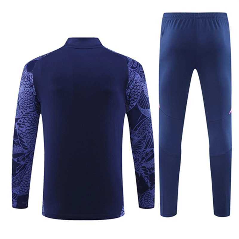 2024-25 Real Madrid Royal Blue Long Sleeve Training Suit