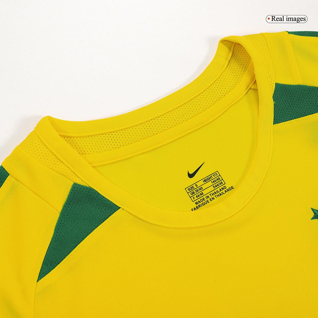 RONALDO #9 Brazil 2002/03 Home Retro Soccer Jersey