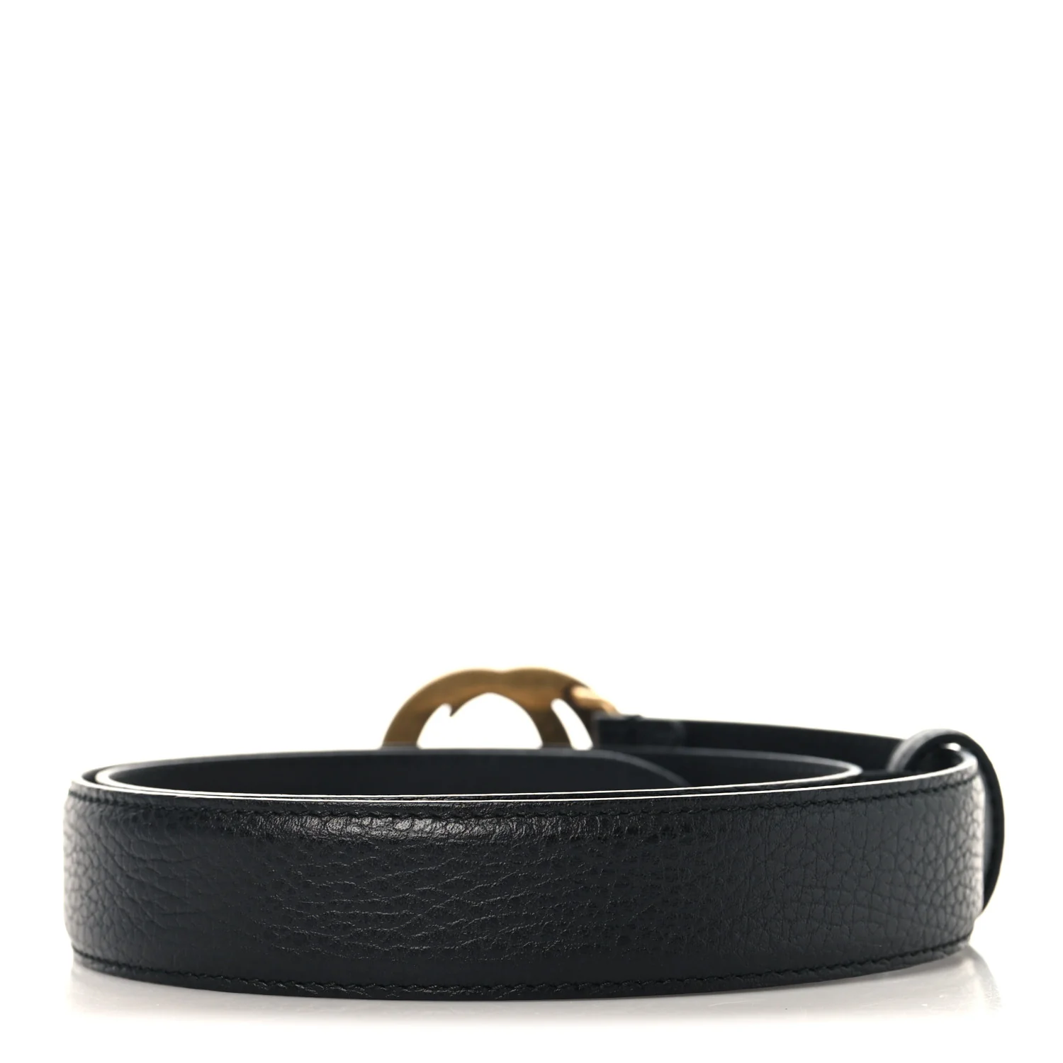 Calfskin Mens Interlocking G Belt 75 30 Black