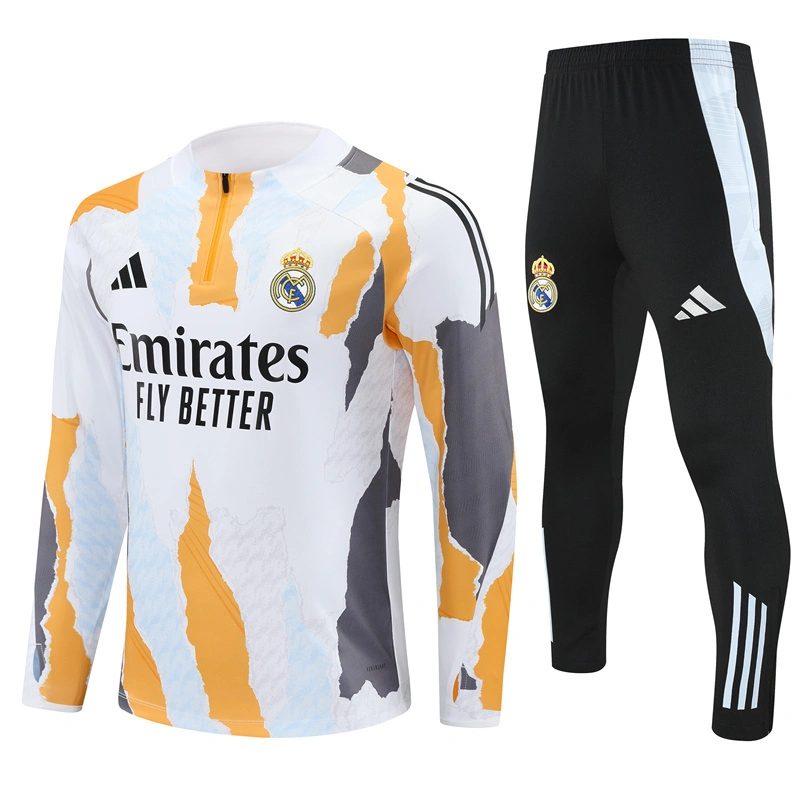 2024-25 Real Madrid  Long Sleeve Training Suit