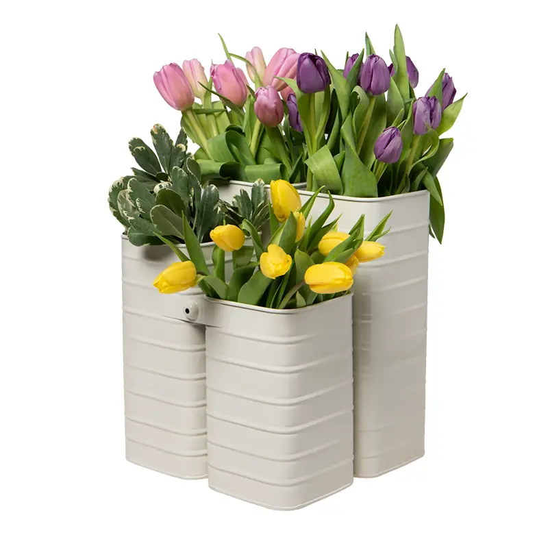 Cream Flower Caddy