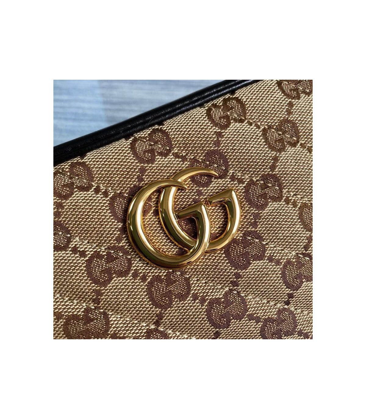 Gucci GG Canvas Matelasse Mini Bag Black