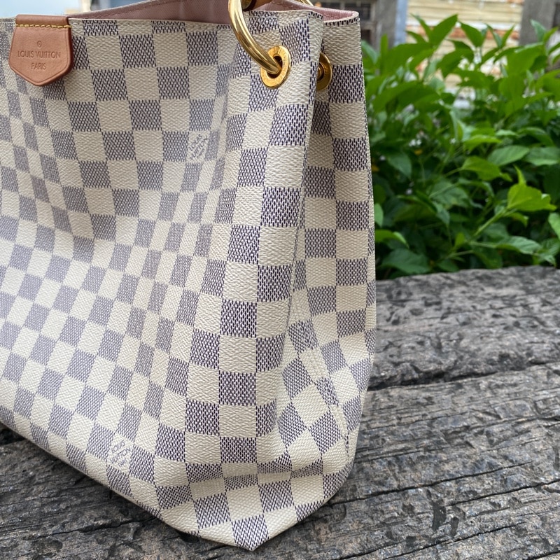 Louis Vuitton Graceful PM Damier Azur 35Cm N42249