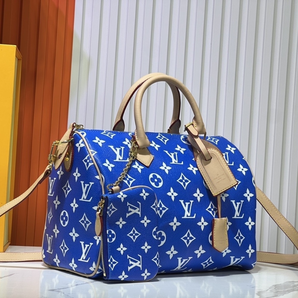 Louis Vuitton Speedy P9 Bandoulière 30 Blue 30Cm M24424