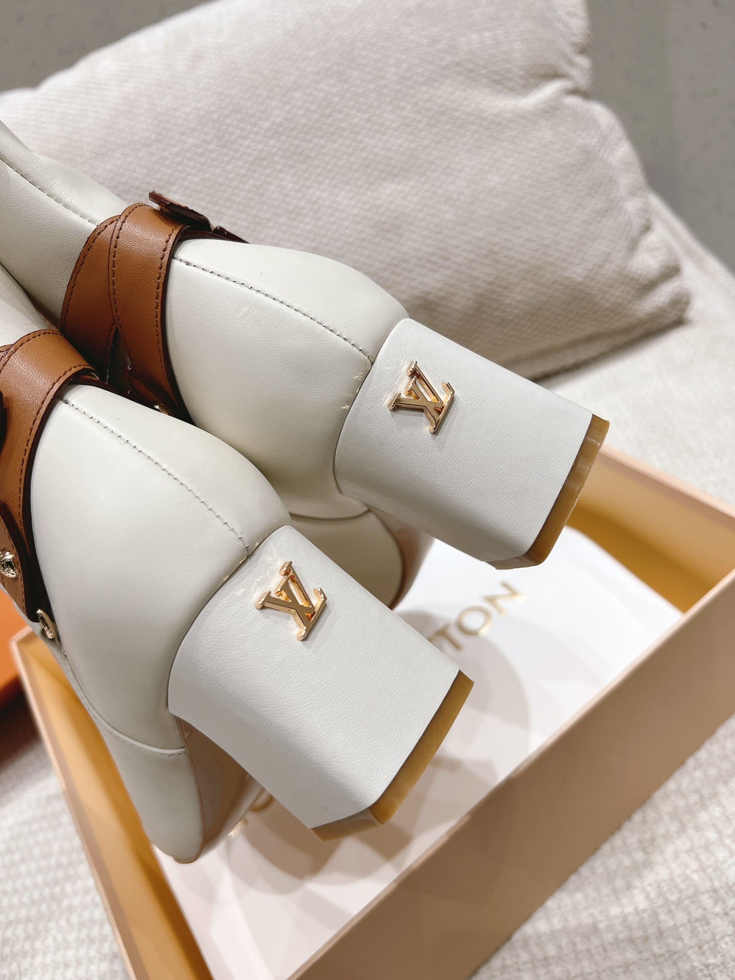 Louis Vuitton Parisienne Ankle Boot White