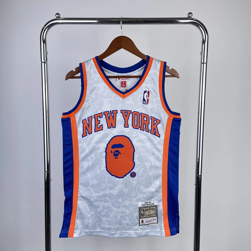 2023 New York Knicks 93 BAPE Basketball Jersey