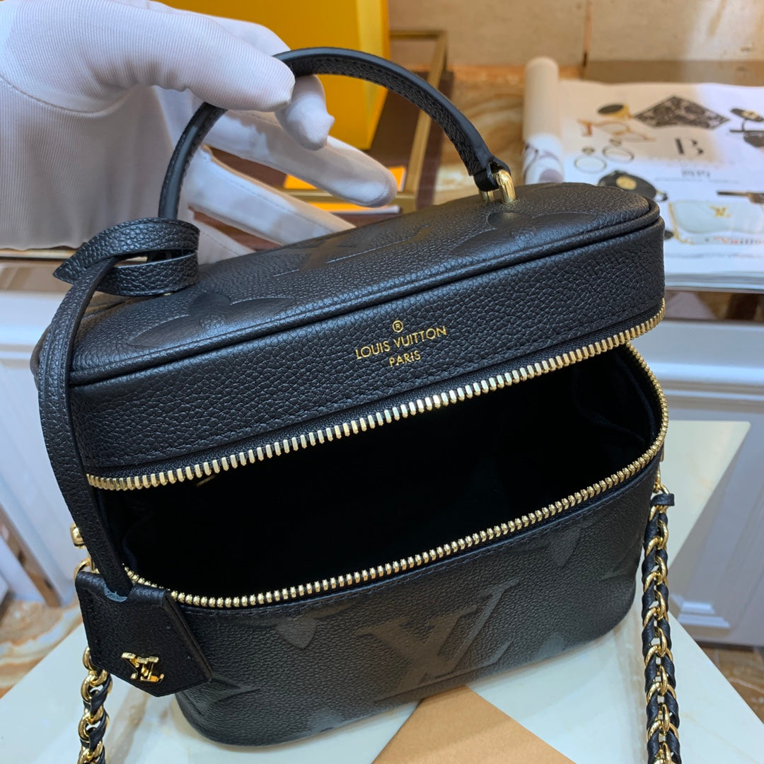 Louis Vuitton Vanity Pm Black 19cm/7.5in