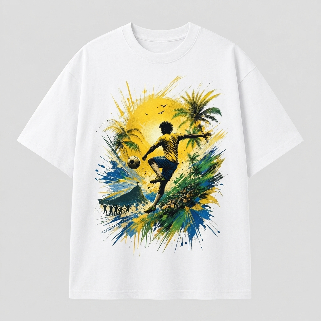 Unisex Loose Fit T-Shirt 100% Cotton Soft Comfortable Summer Casual Printed Top