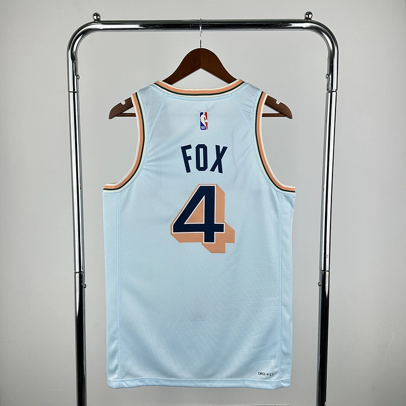 2025 NBA San Antonio Spurs 4 FOX Basketball Jersey