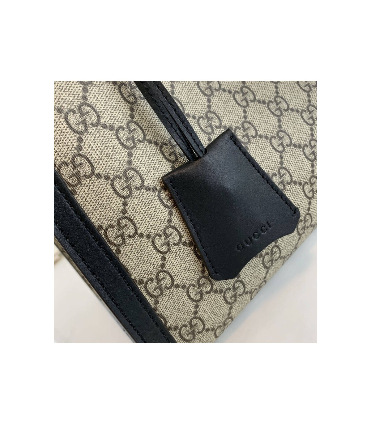 Gucci Padlock Medium GG Shoulder Bag Black
