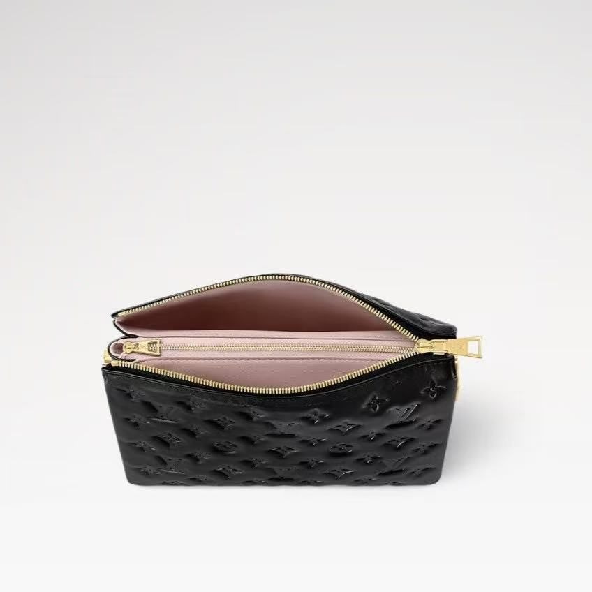 Louis Vuitton Coussin BB 22cm/8.7in Monogram Empreinte Leather Black M21259 – Women