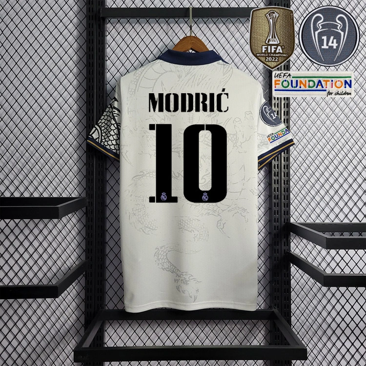 2022-23 Real Madrid Chinese Dragon White  Benzema vini jr. KROOS MODRIC Football jersey