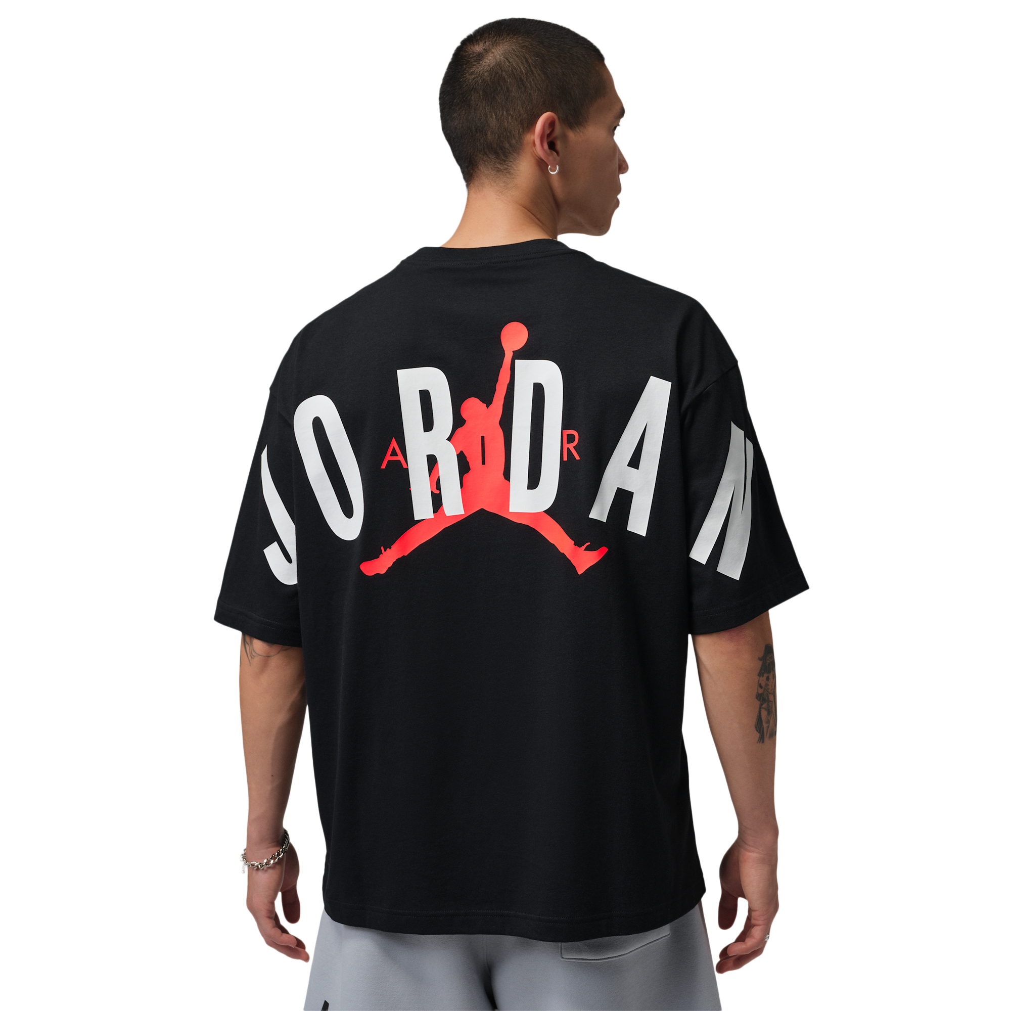Jordan Back Stretch Oversized Short Sleeve Crew