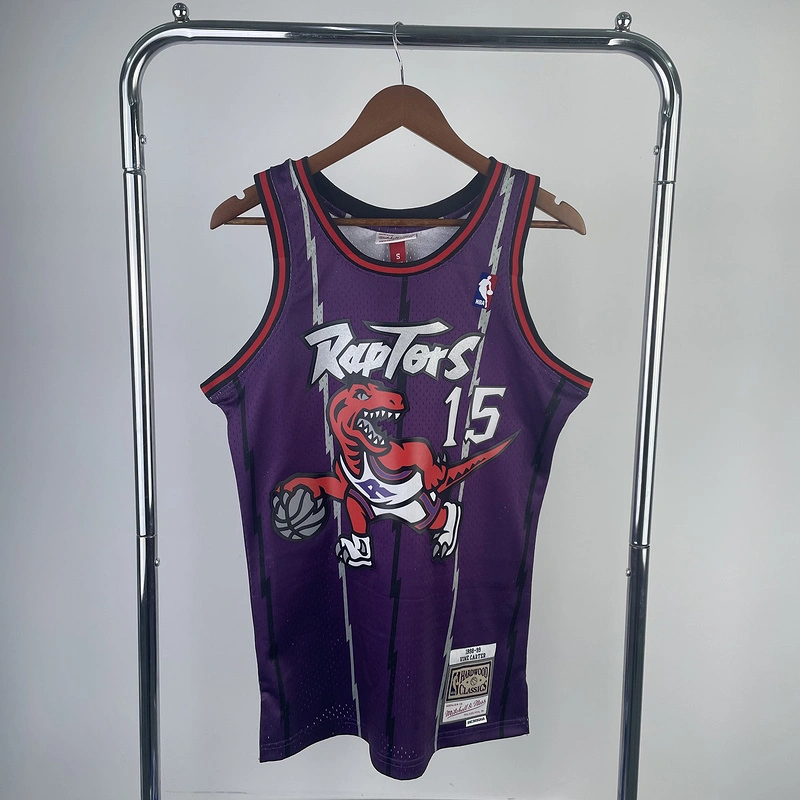 1998-99 NBA Toronto Raptors 15 CARTER  Basketball jersey