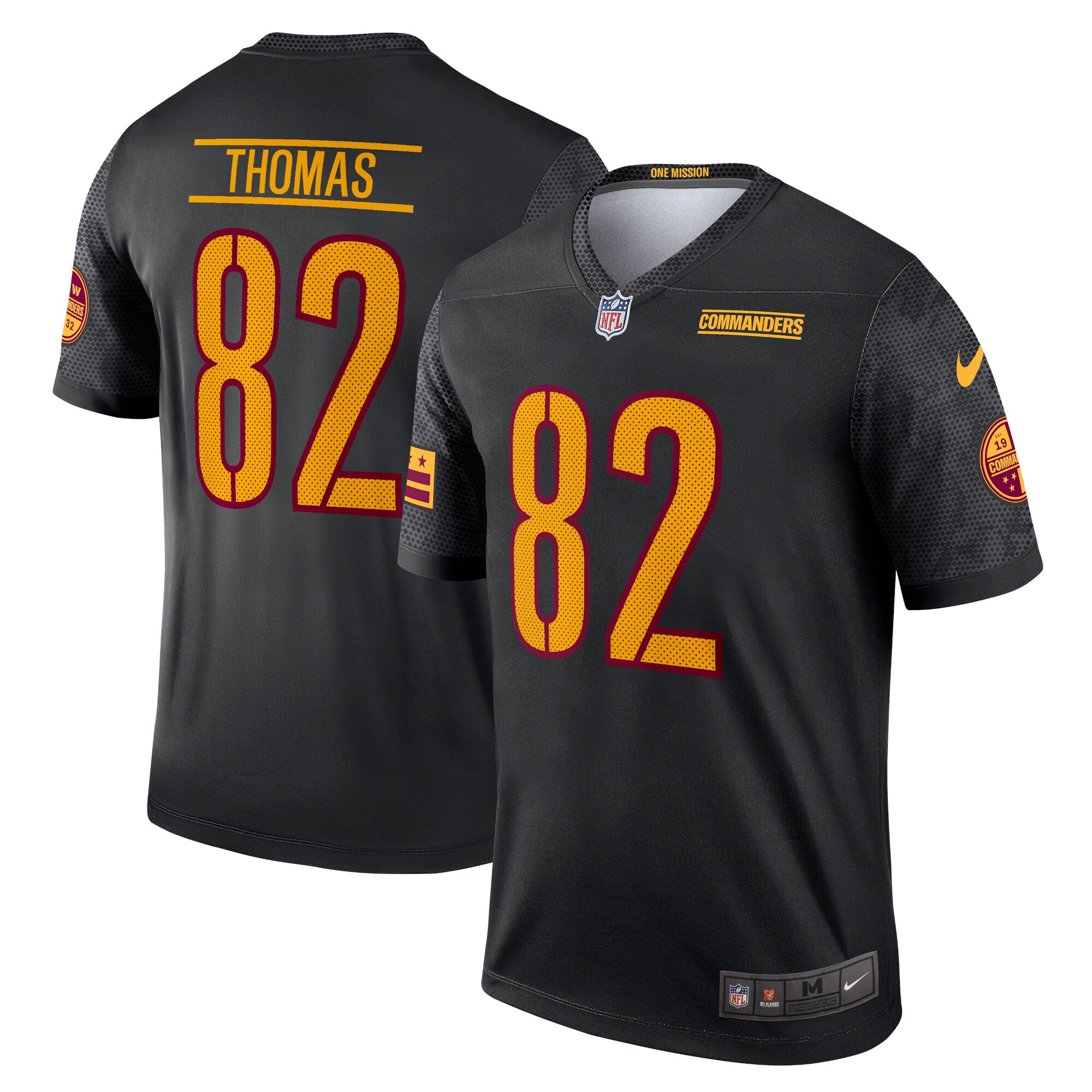 Logan Thomas Washington Commanders Nike Alternate Legend Jersey - Black