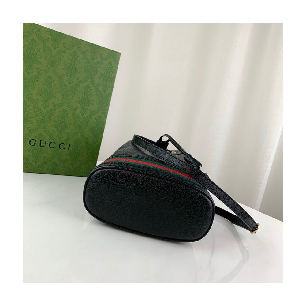 Gucci Ophidia Small Bucket Bag Black