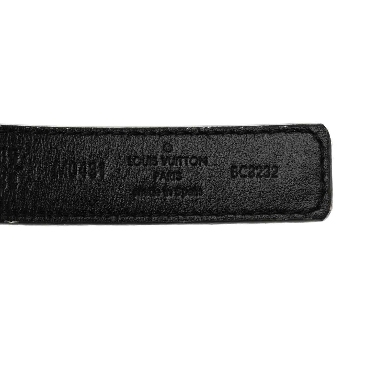 Calfskin Monogram 20mm LV Iconic Reversible Belt 85 34 Black