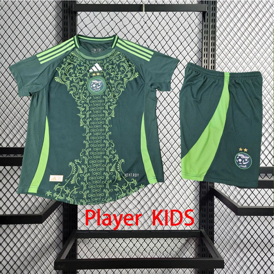 Player 2024-25 Algeria Away Kids football jersey Player KIDS