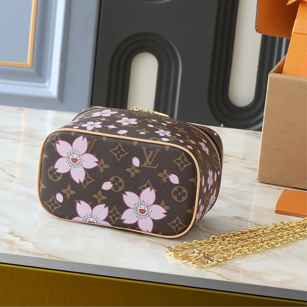 Louis Vuitton x Takashi Murakami Nice Mini Sakura Brown 20cm M14181